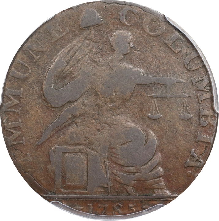 1785 Copper GEORGE III Obverse MS BN VG10 BN thumbnail 2