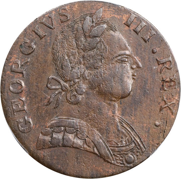 1778 Copper Machins Mills MS BN thumbnail 2