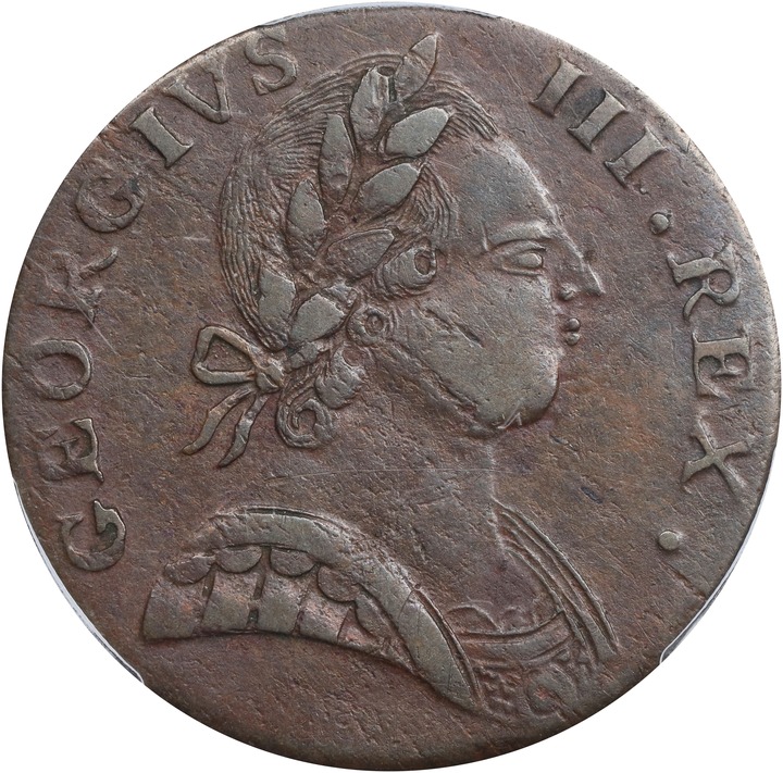 1778 Copper Machins Mills MS BN thumbnail 3