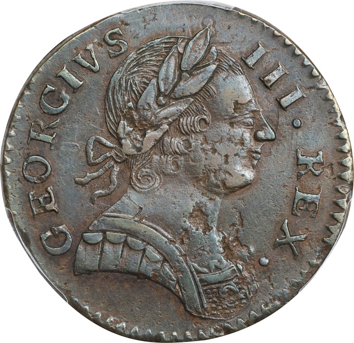 1778 Copper Machins Mills MS BN thumbnail 4