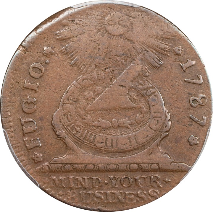 Image for 1787 Fugio 1c 4 Cinquefoils, STATES UNITED, Newman 9-P MS BN VF30 BN