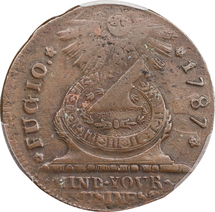 1787 Fugio 1c 4 Cinquefoils, STATES UNITED, Newman 9-S MS BN G6 BN thumbnail 23