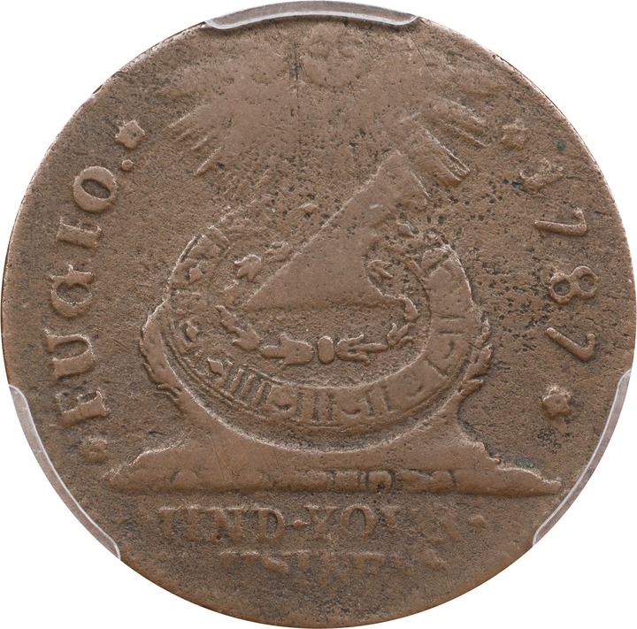 1787 Fugio 1c 4 Cinquefoils, STATES UNITED, Newman 9-T MS BN VF25 BN thumbnail 17