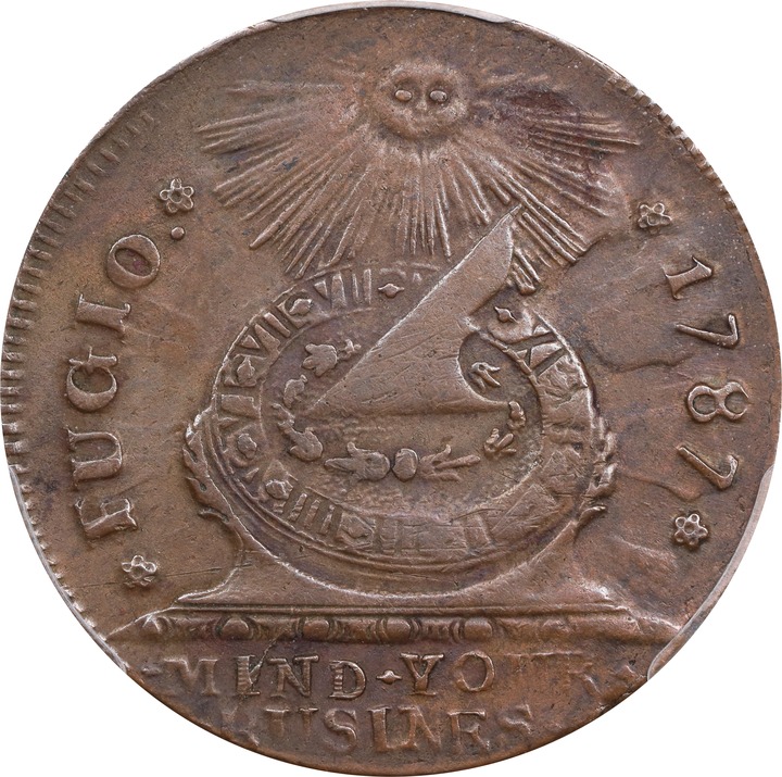 Image for 1787 Fugio 1c 4 Cinquefoils, UNITED STATES, Newman 18-H MS BN VG10 BN