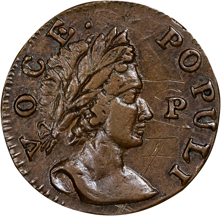 1760 1/2 P Voce Populi, P in Front of Face MS BN thumbnail 5