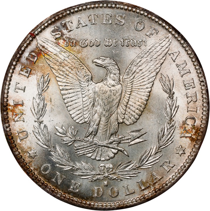 1882-S $1 VG10 CAC thumbnail 2