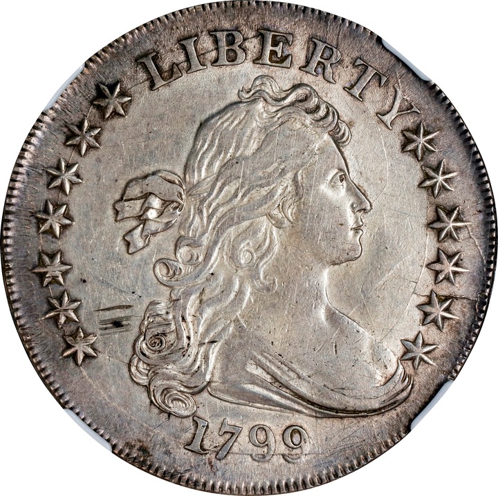 Image for 1799 $1  Irregular Date, 15 Stars AG3