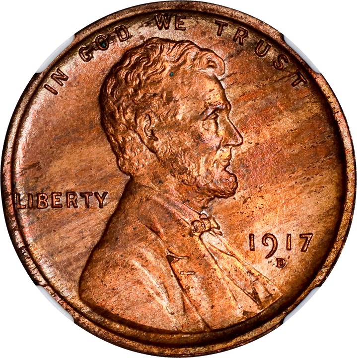 1917-D 1c MS BN AG3 BN thumbnail 3