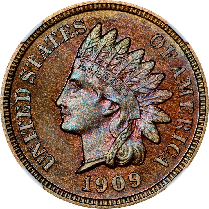 1909 1c Indian PR BN PR67 BN thumbnail 3