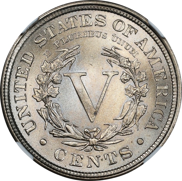 1902 5c MS66 thumbnail 2