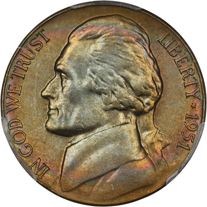 1951 5c OGP thumbnail 4