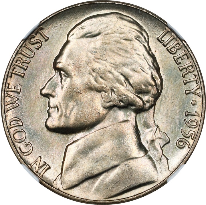 Image for 1956 5c MS68