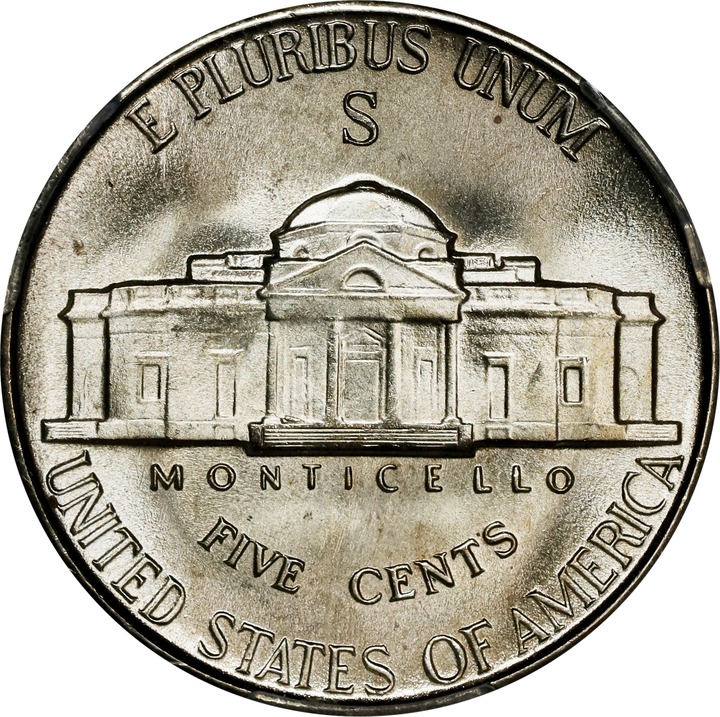 1944-S 5c Silver MS FS MS66 FS thumbnail 4