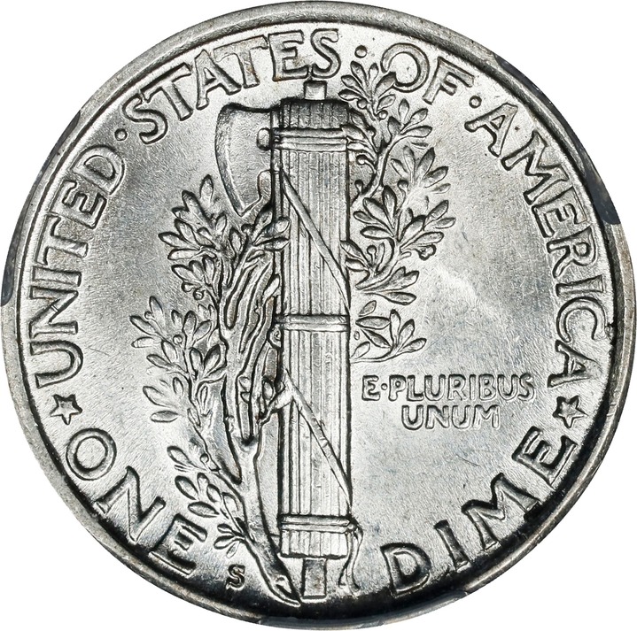 1927-S 10c MS FB MS63 FB CAC thumbnail 22