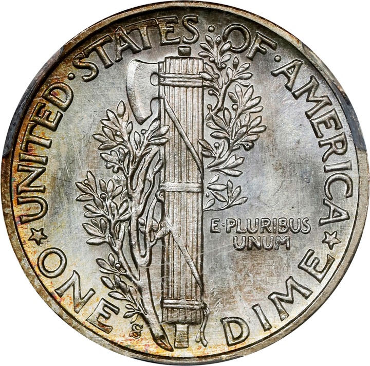1943-S 10c MS67 thumbnail 6