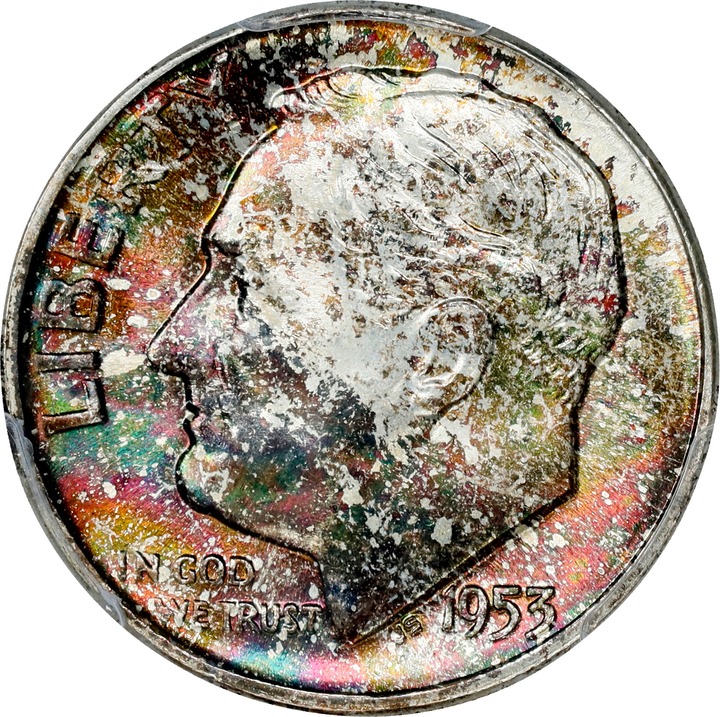 1953 10c VF20 CAC thumbnail 18