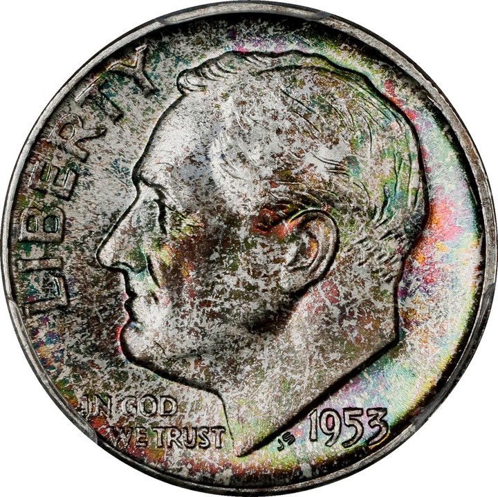1953 10c VF20 CAC thumbnail 24