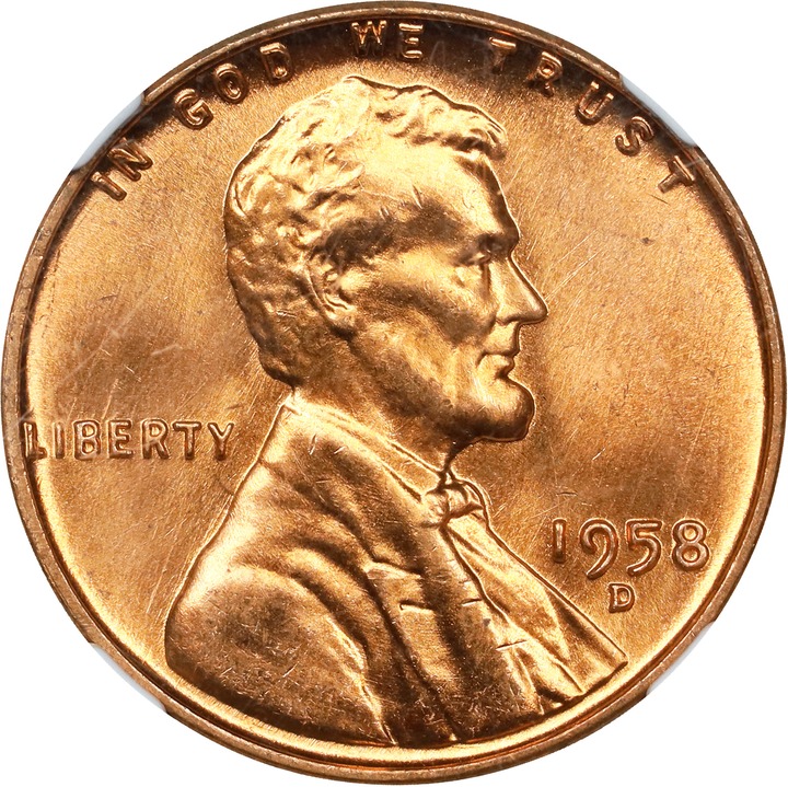 1958-D 1c MS RD MS67 RD CAC thumbnail 11