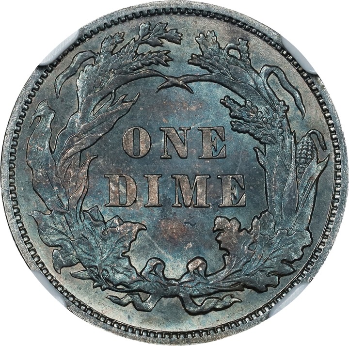 1890 10c MS65 thumbnail 2