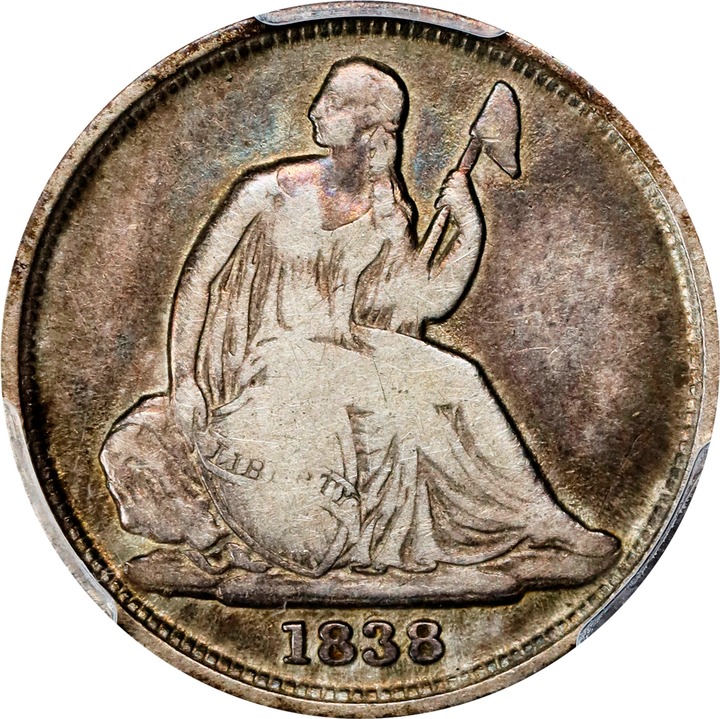 1838-O 10c No Stars MS thumbnail 14