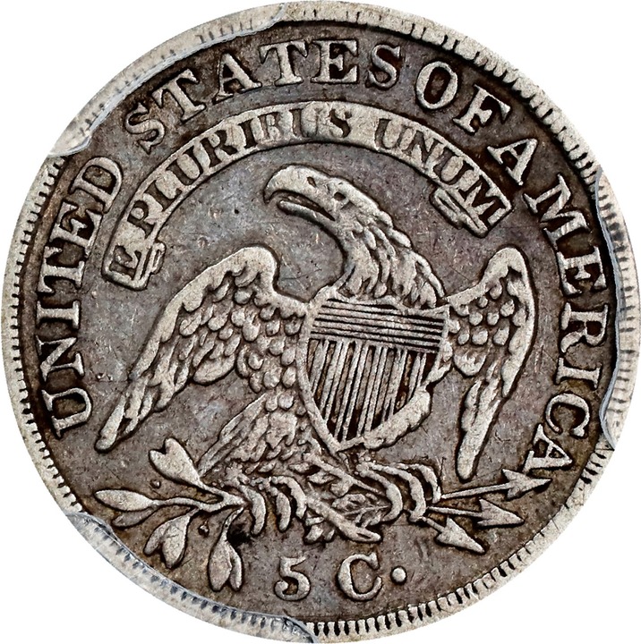 1836 H10c Small 5c VF30 thumbnail 4