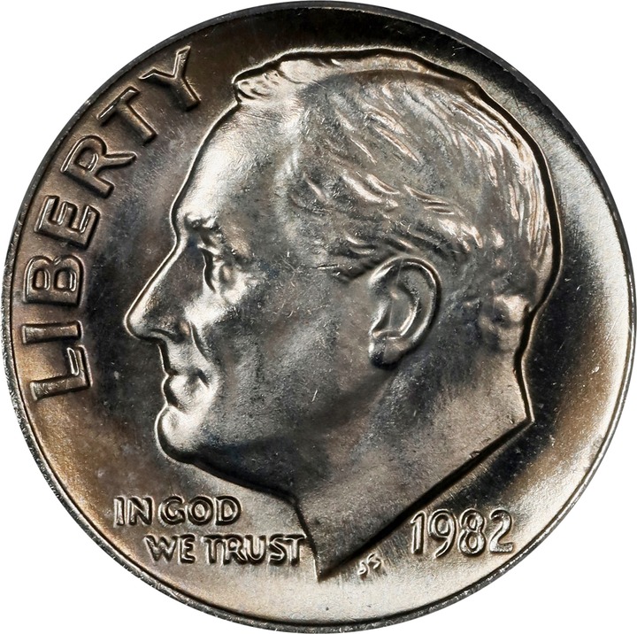Roosevelt Dime 10c Clad, 1965-Present MS FB [Type] MS60 FB thumbnail 12