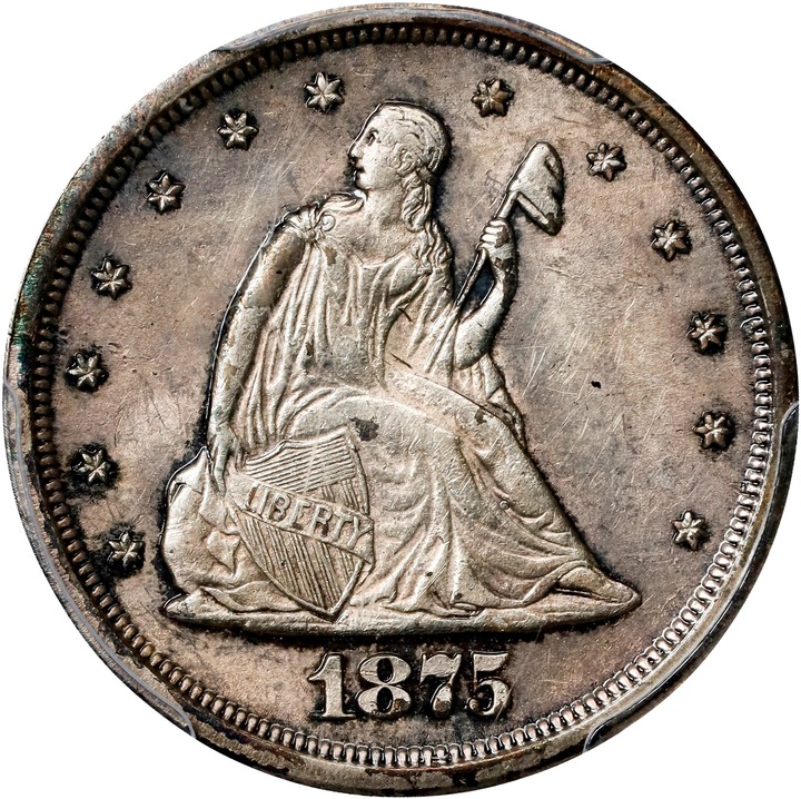 Image for 1875-S 20c MS61