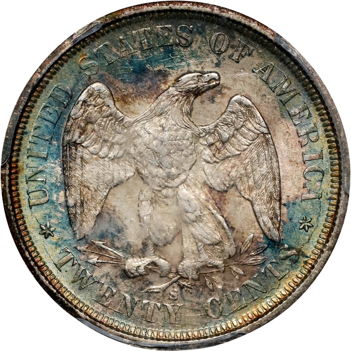 1875-S 20c MS61 thumbnail 2