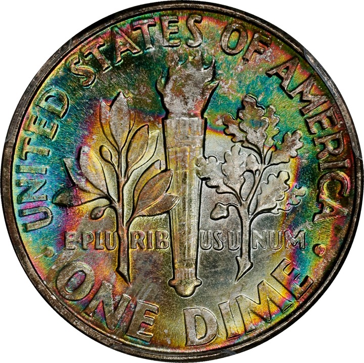 1957 10c AU50 thumbnail 21