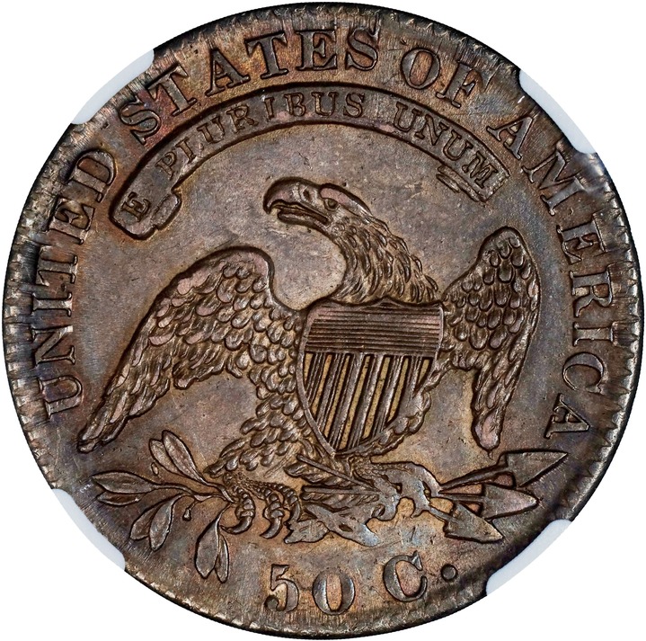 1832 50c Small Letters AU55 thumbnail 2