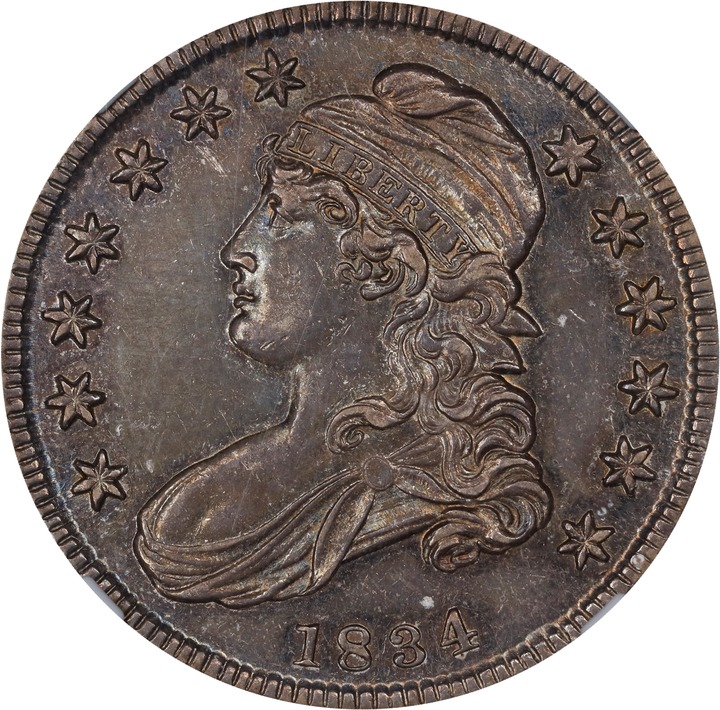 Image for 1834 50c Small Date, Small Letters MS61