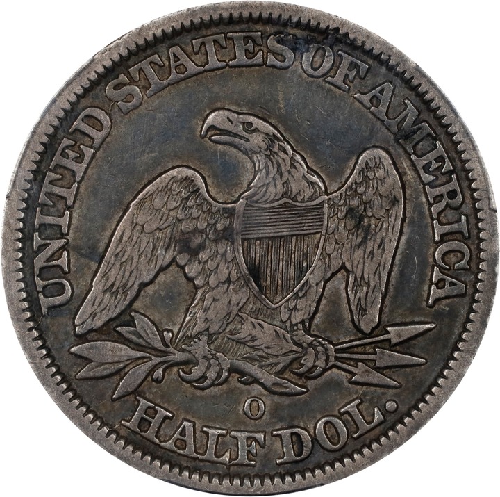 1846-O 50c Medium Date VF30 thumbnail 2