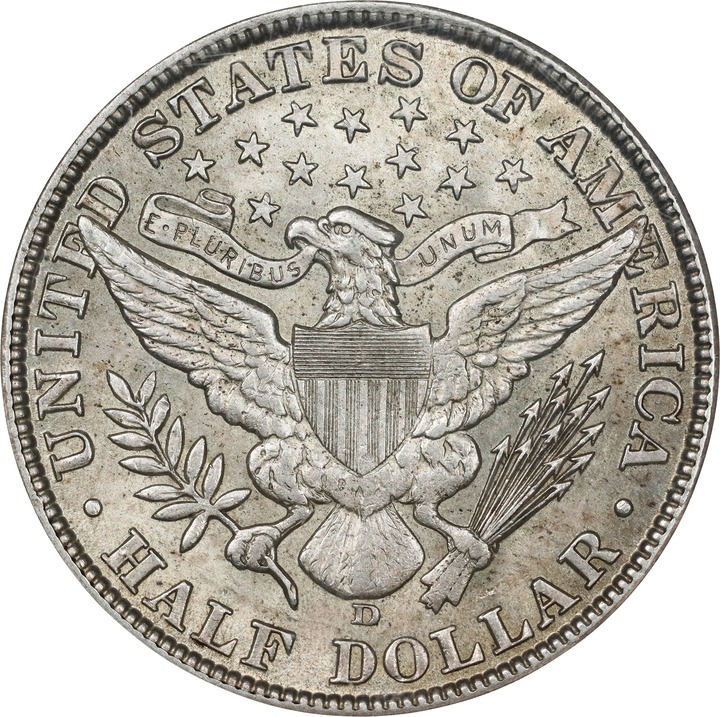 1913-D 50c AU58 thumbnail 2