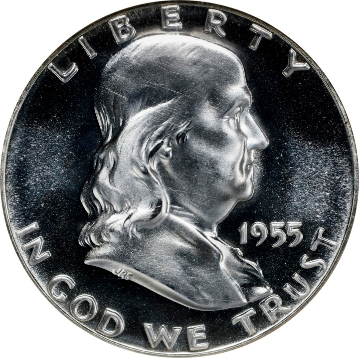 1955 50c Clashed Die, FS-403 MS thumbnail 8