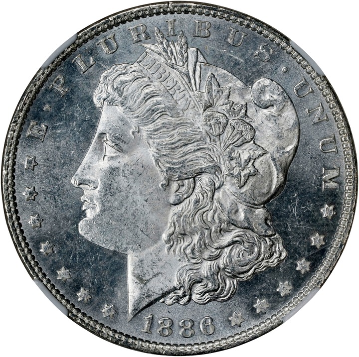 1886 $1  MS PL MS60 PL thumbnail 17