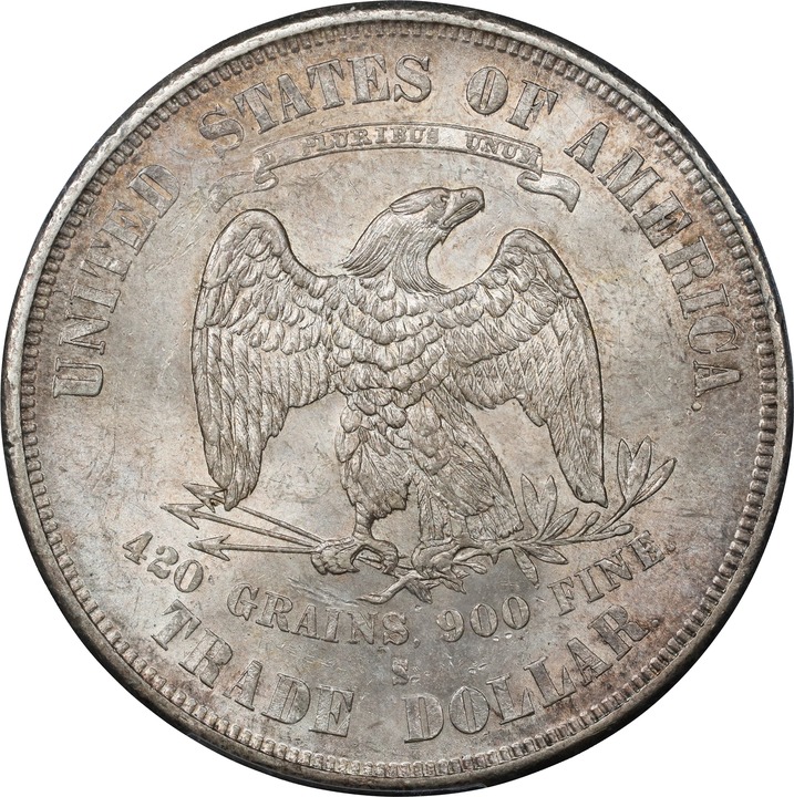 1874-S Trade$ MS61 CAC thumbnail 4