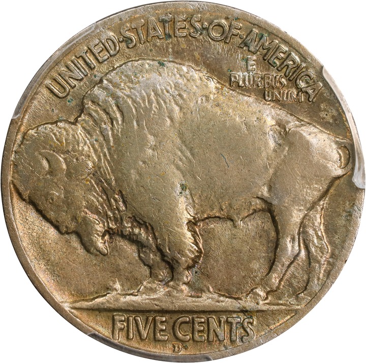 1918-D 5c AG3 CAC thumbnail 2