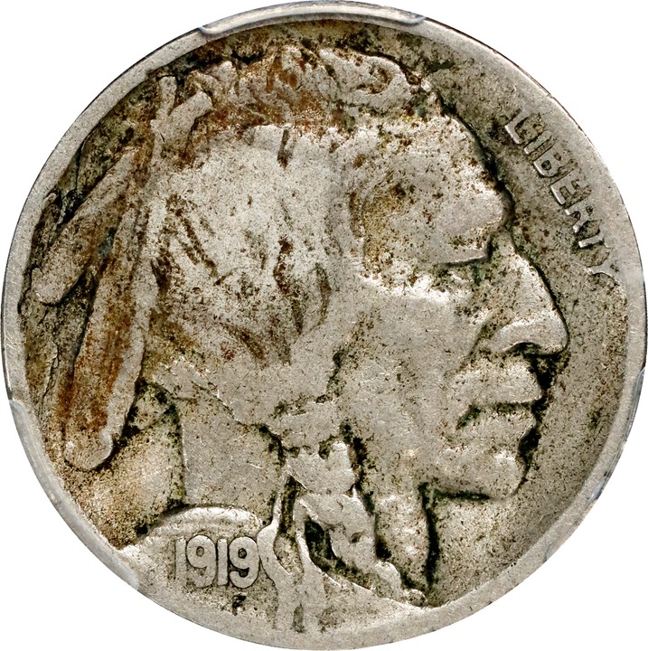 1919-S 5c VG10 CAC thumbnail 3
