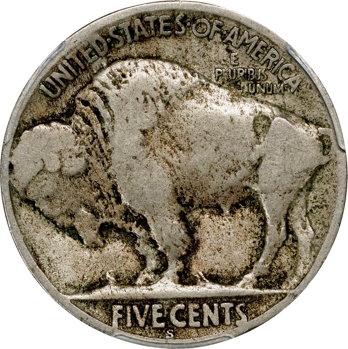 1919-S 5c VG10 CAC thumbnail 4