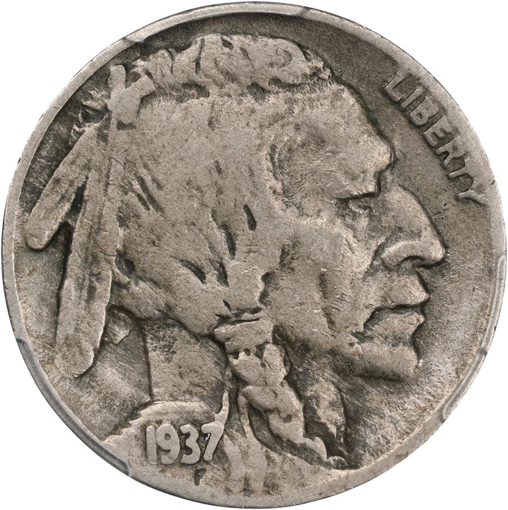 1937-D 5c 3 Legs AG3 thumbnail 9