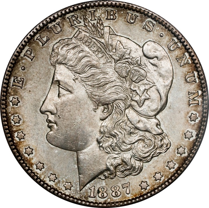 Image for 1887-S/S $1  Repunched Mintmark, VAM-2 MS64