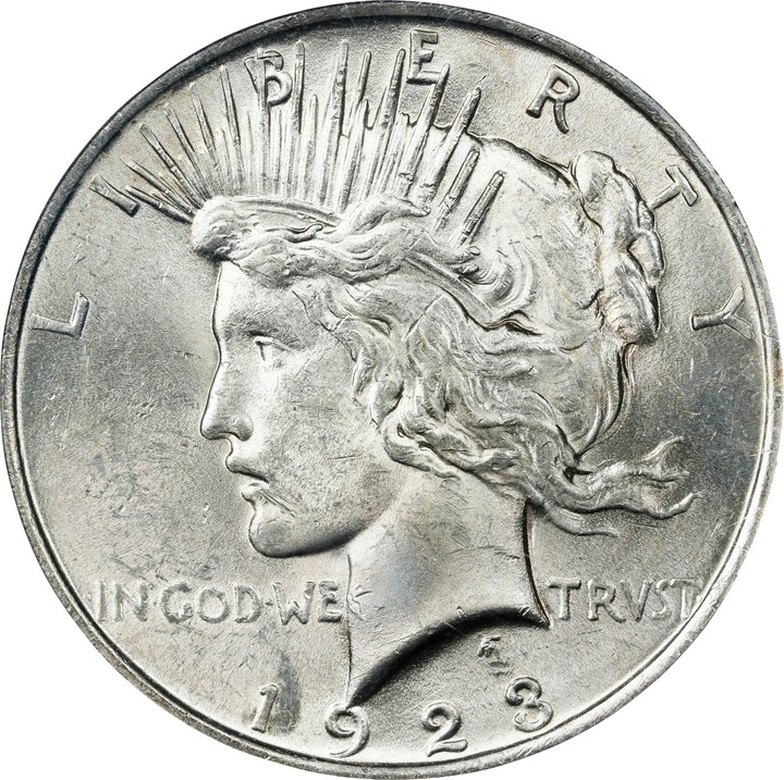 Image for 1923 $1  Doubled Tiara, VAM-2 MS60