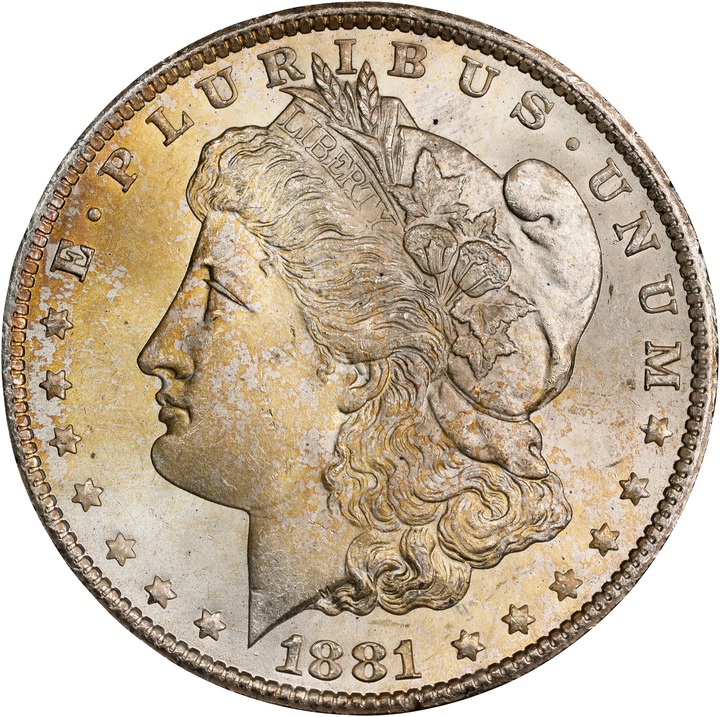 Image for 1881-CC $1  GSA Hoard, Hard package MS65