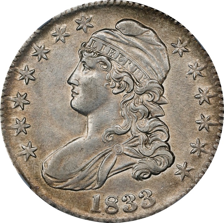 Image for 1833 50c AU53