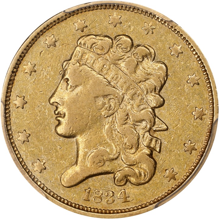 1834 $5  Classic Head, Plain 4 MS thumbnail 21