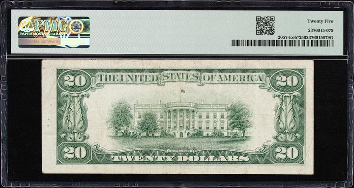 1934C $20  Richmond, Star Replacement (Fr. 2057E*) thumbnail 3