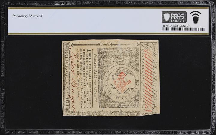 May 5, 1780 $3  Massachussetts (Fr. MA280) thumbnail 9