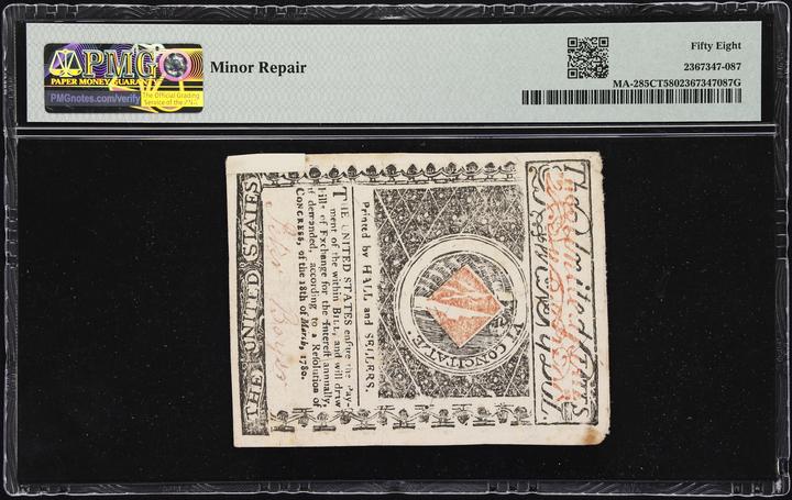 May 5, 1780 $20  Massachussetts (Fr. MA285) thumbnail 17