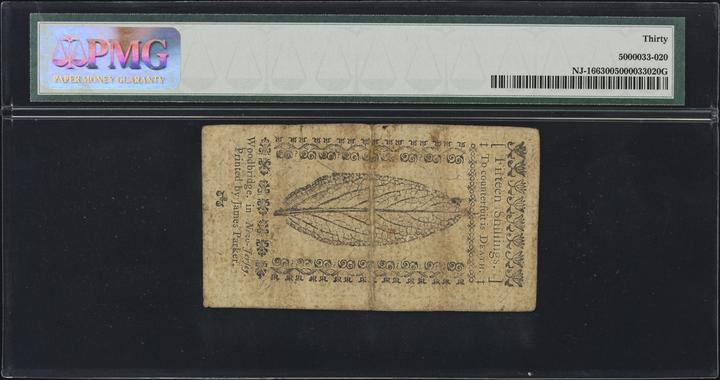 Apr 16, 1764 15s New Jersey (Fr. NJ166) thumbnail 6