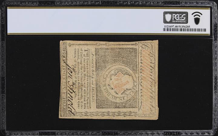Jul 2, 1780 $3  Rhode Island (Fr. RI284) thumbnail 16